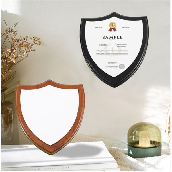 ZELOYAUT Multi Styles Sublimation Wood Medal Blanks, Wood Trophy Blanks for Printing MDF Award Frame Crafts&Gifts Custom