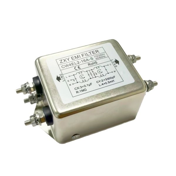 115/250V High Performance Filter CW4EL2-16A-S Bolt Purification Power EMI Filter
