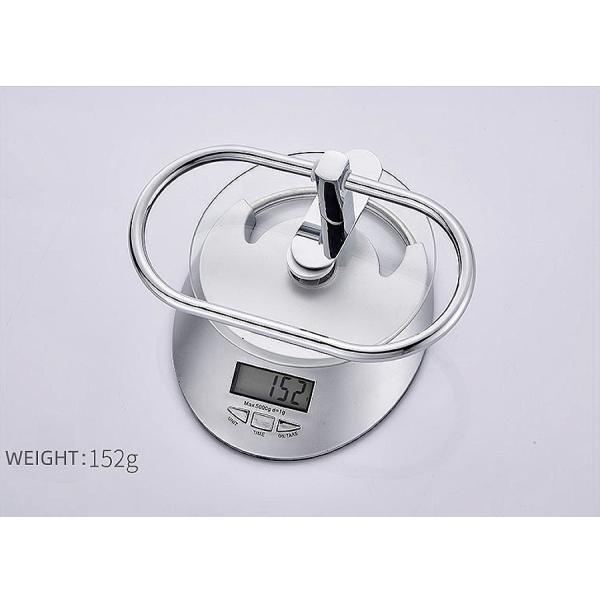 Modern Metal Towel Ring Drill Free Applicable Mirror Surfaced