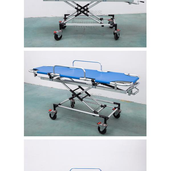 Medical Care Evacuation Stretcher Blue With Sturdy Construction