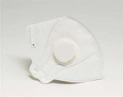 Máscara branca da filtragem da poeira com a válvula para indústrias farmacêuticas/hardware