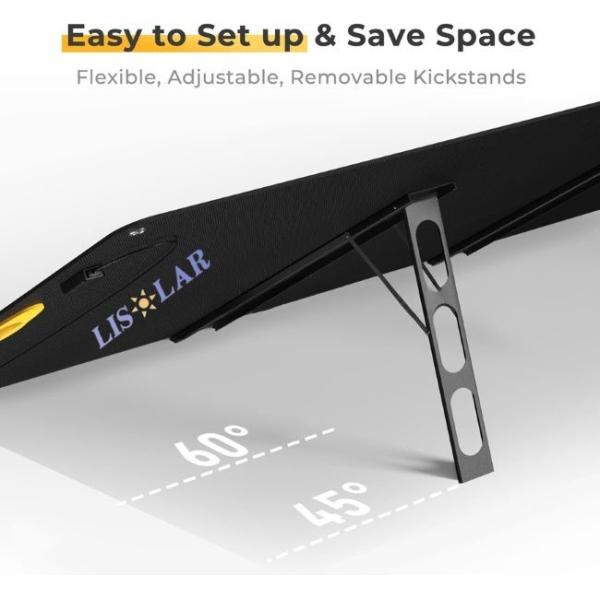 300 Вт Легкое солнечное панельное зарядное устройство для пеших походов Кампинг рюкзак