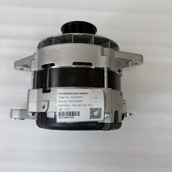 Hyunsang Parts Alternator 24V 90A 8978736880 for Isuzu 6WG1 Engine Spare Parts