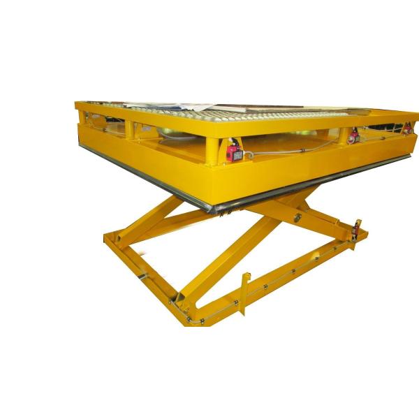 500kg Carrying Capacity Single Scissor Lift Table with Universal Ball and Sturdy Construction