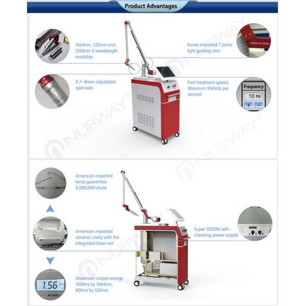 YAG laser strong power newest Q-switch Nd:YAG laser for pigmentation and tattoo removal skin rejuvenation