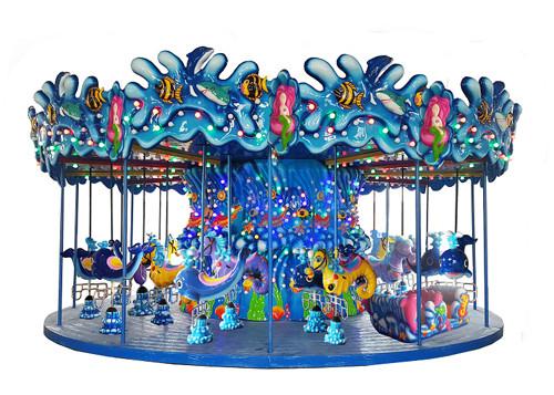2019 newest Big Outdoor playground kids equipment rides carousel for sale