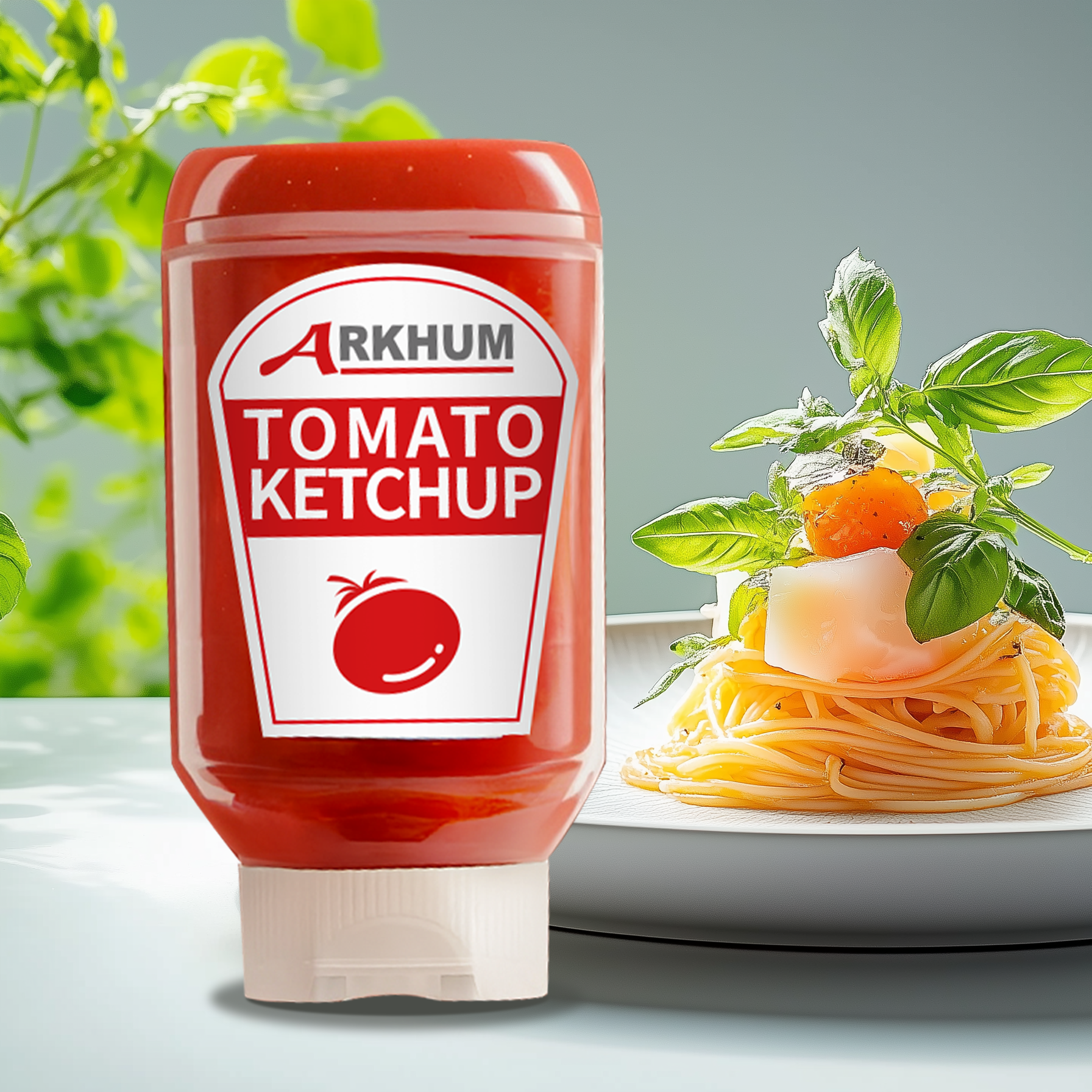 Малосоловый томатный соус с 4,6 граммами белковой пиццы со вкусом кетчупа