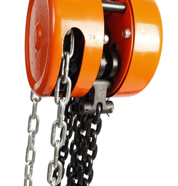 HSZ-E Round type Manual Chain block 2 ton OEM hand chain hoist , Orange