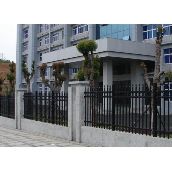 Balcony Guardrail Zinc Steel Fence 159DPN Hardness High Strength