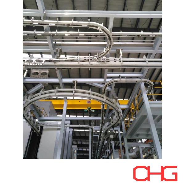 Customizable Automatic Power and Free Conveyor System for Coating Production Line