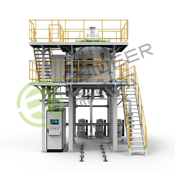 Carga superior/inferior vertical del horno CVI de carbono pirolítico de gran tamaño