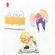 Adhesive Vinyl Bopp Adhesive Paper Stickers Kraft Paper Sticker Label Sheet