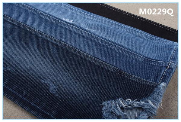 Soft Touch 3/1 Weaving 424 Gsm 99 Cotton 1 Spandex Stretch Jeans Raw Denim Fabric
