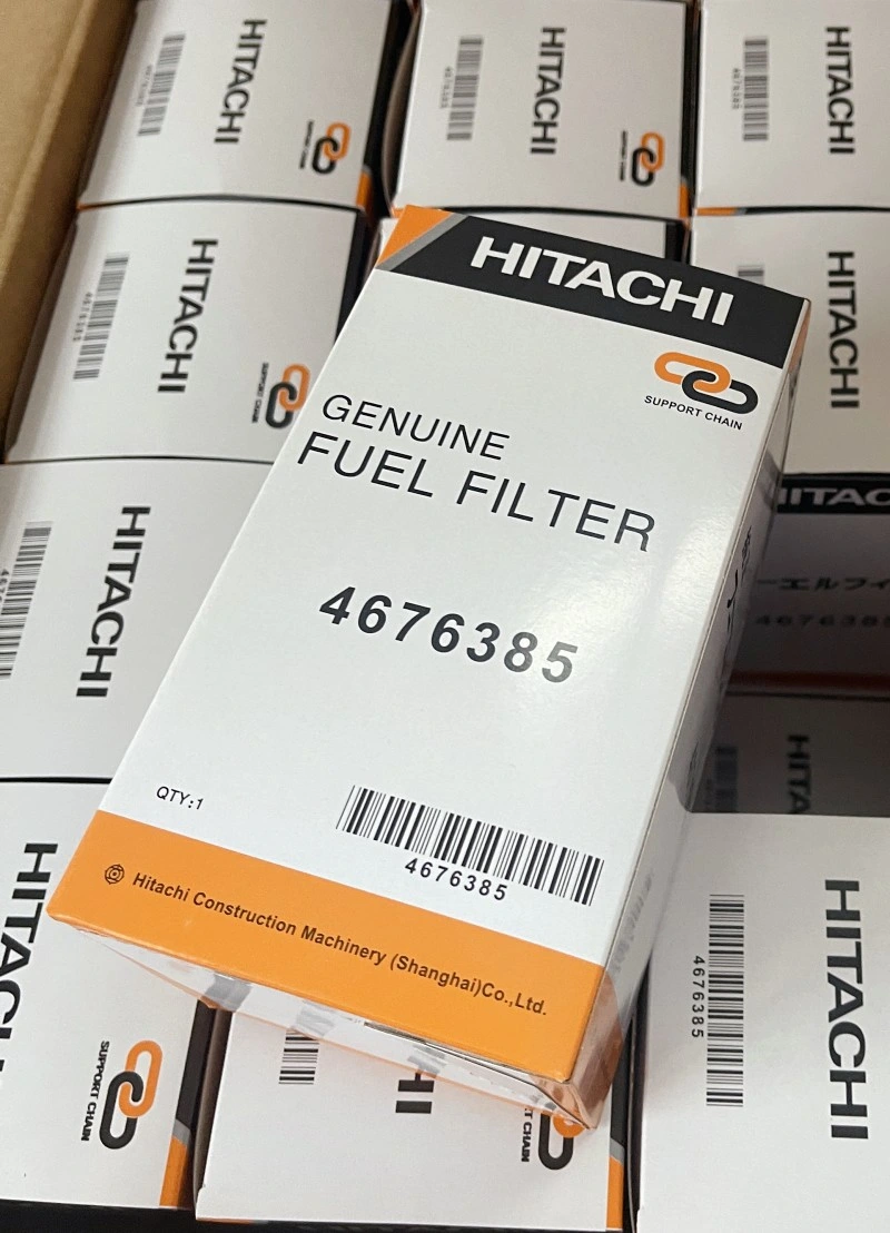 Combustibles originales Hitachi Filtros 4676385 Repuestos de maquinaria de construcción