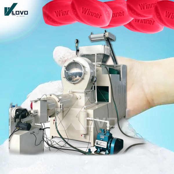 Laundry Soap Fully Automatic Soap Machine White Capacity 500kgh Industrial Equipment for Large Scale Soap Manufacturing