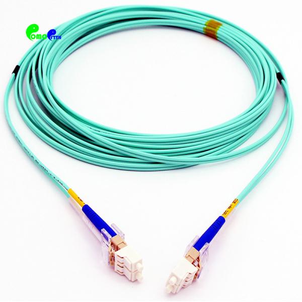 LC UPC Duplex OM3 Fiber Optic Patch Cord PVC LSZH Bend Insensitive