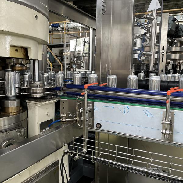 Полностью автоматическая линия для производства алюминиевых консервов Машина для розлива напитков CSD большой емкости