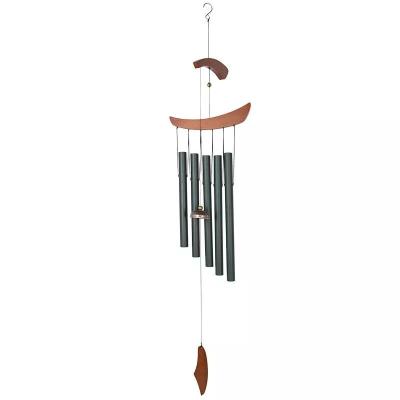 Retro Style Length 100cm Metal Wind Chime , 5 Rod Wind Chime Optional Color