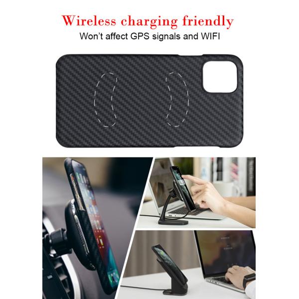 Штейновый случай телефона волокна Арамид для стиля Твилл иФоне 11 функции Про защитной