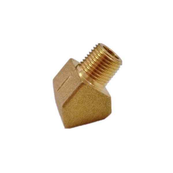 45 Degree Street Elbow Brass Pipe Fitting 1/8 NPT Female X 1/8 NPT Male