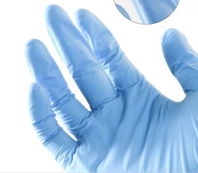 Powder Free Wholesale Blue Medical Nitrile Gloves With High Quality Disposable NItrile gloves