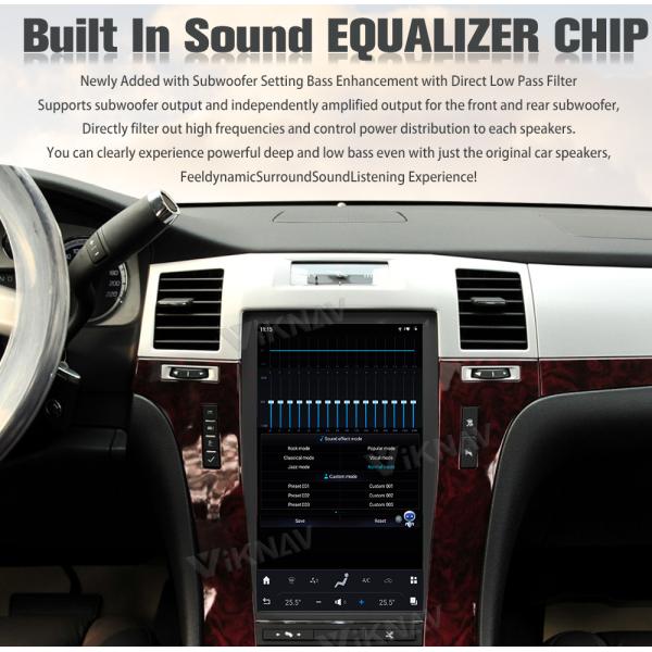 Авторадио Viknav Для Cadillac Escalade (2008-2012) 13,6 дюйма Авторадио Android Авторадио обновление Беспроводное CarPlay Стерео