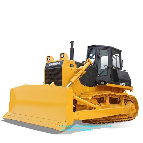 Shantui Sd22 Bulldozer 4.9m3 Straight Blade With Three Tooth Soil Ripper