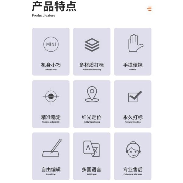 Multifunctional Plastic Carton Bottle Body Laser Marking Machine with Bar Code/QR Code