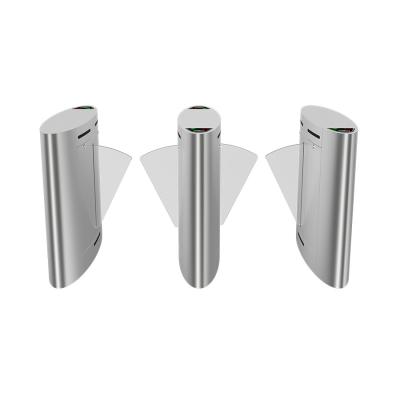 Quick Pass Hands Free Flap Barrier Slim Speed Gate Turnstile With Face Recognition