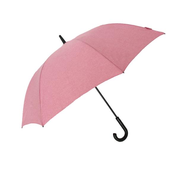 Luxury Pink Color Strong Umbrellas For Wind , Mini Golf Rain Umbrella