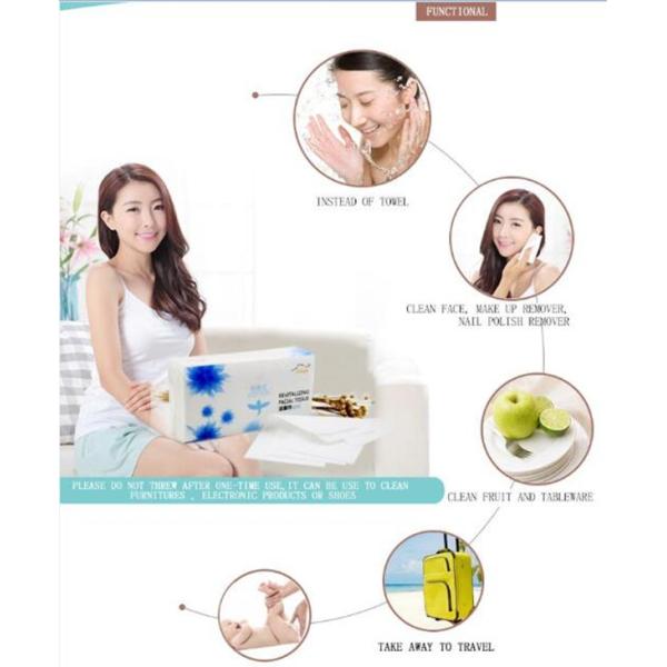 Биодеградабле сухие очищая Випес, устранимые сухие Вашклотхс для взрослых