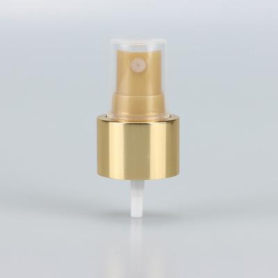 Shiny Gold Aluminum Fine Mist Sprayer pump 24/410 0.12cc Output