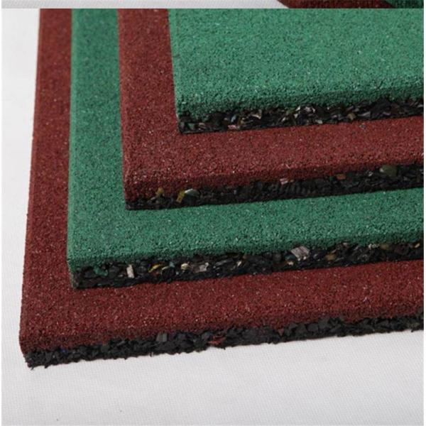 Paneles de pared de caucho personalizados Hojas de caucho de aislamiento acústico azul / verde para paredes