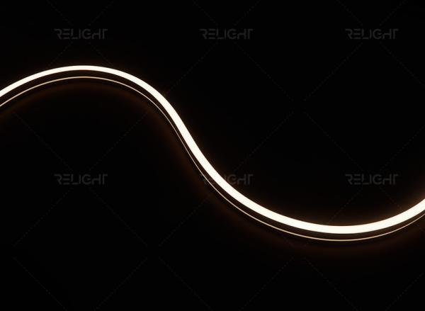 Tira de luz de neón de silicona de la serie 0816 con flexión lateral, resistente al agua IP65 / IP67