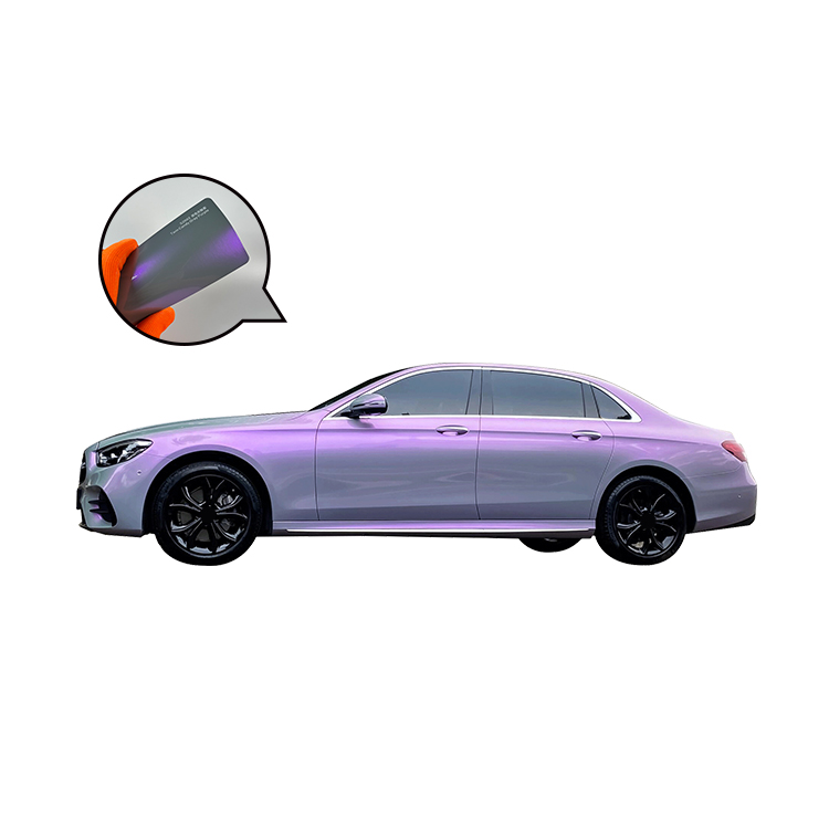 Glossy Ghost Midnight Purple Car Wrap Foil Best Car Vinyl Wrap Brand Color Shift Car Wrap
