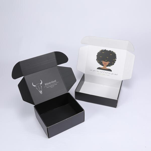 Продовольственная упаковка Логотип на заказ Печать Kraft Paper Mailer Почтовая доставка Почтовый ящик