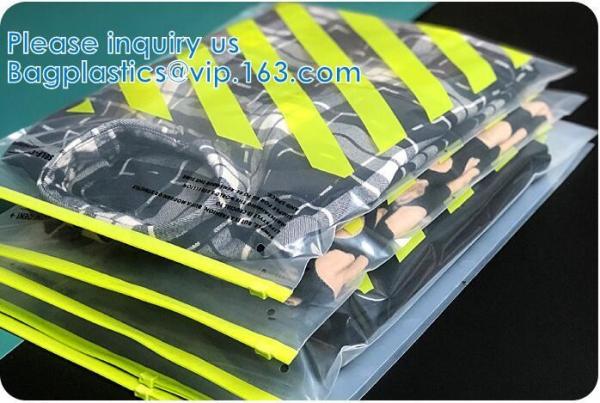Zipper Top Apparel Bags, Clothing, Shoes, Underwear, Garment. Bikini Swimwear Packing Bag. EVA Slide Bags