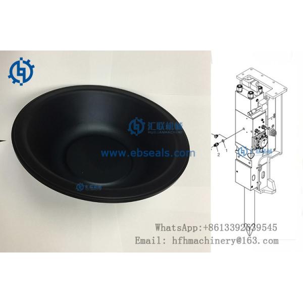 Non Toxic CATEEEEEEE H115 Hydraulic Breaker Diaphragm For Construction Machinery
