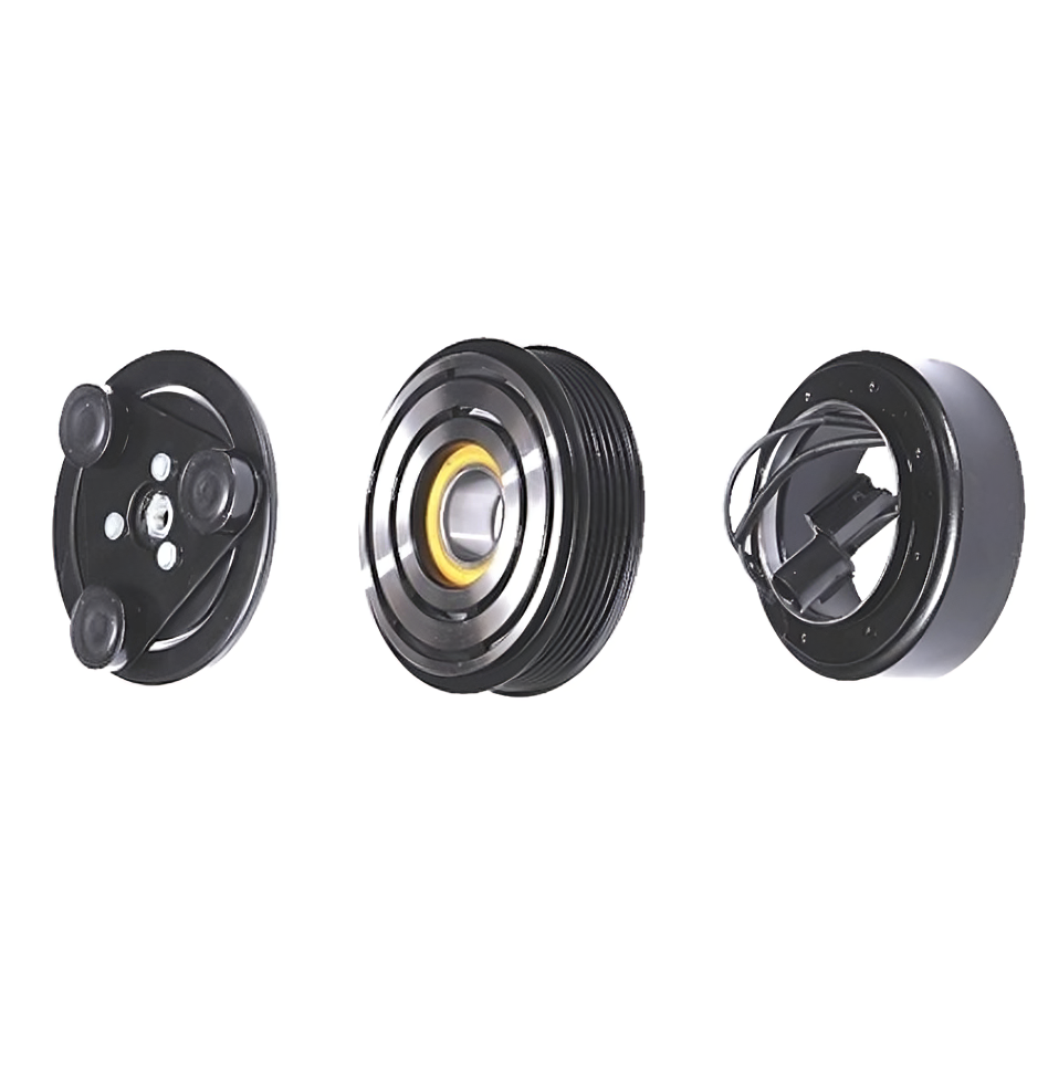 Auto Ac Compressor Clutch Coil for KIA NAZA RIA Pulley 12v Coil Set Part Auto Ac Magnetic Compressor Clutch Assembly
