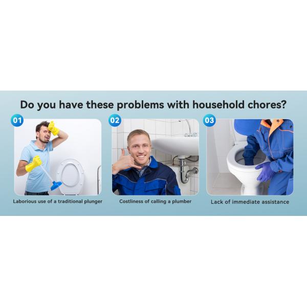 Unblock Sewage in a Flash with Our Electric Air Plunger Stocked and Accepting OEM/ODM