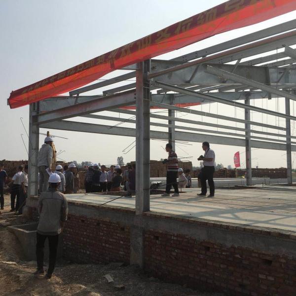 Q345B Предварительно изготовленные здания из промышленных стальных конструкций