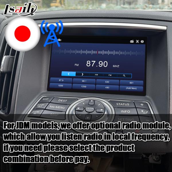 Мультимедиа NISSAN навигации GPS взаимодействуют андроид Carplay 1.8G для Infiniti G37 G25