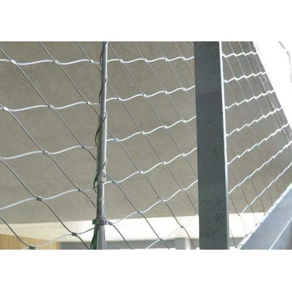 3.0mm Rope Wire Mesh Net Stainless Steel Wire Rope Mesh For Climbing Plants