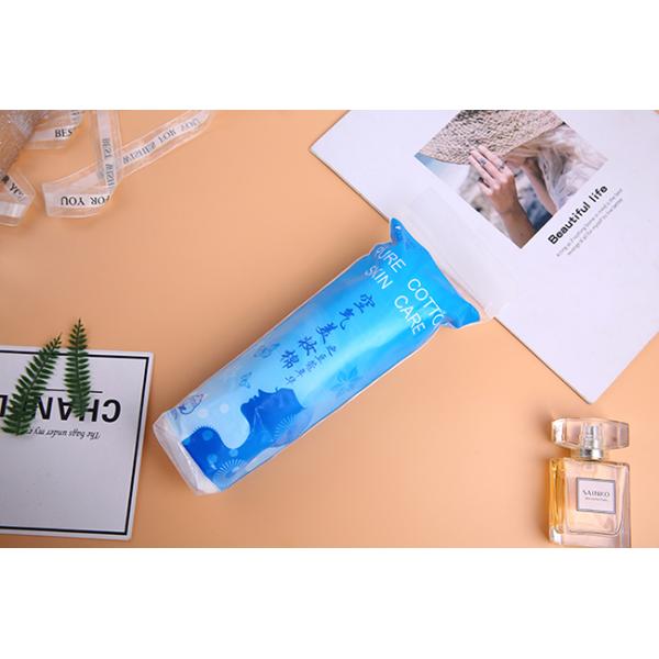 100% pure cotton round cosmetic cotton pads 80 pcs/bag white color for makeup remover