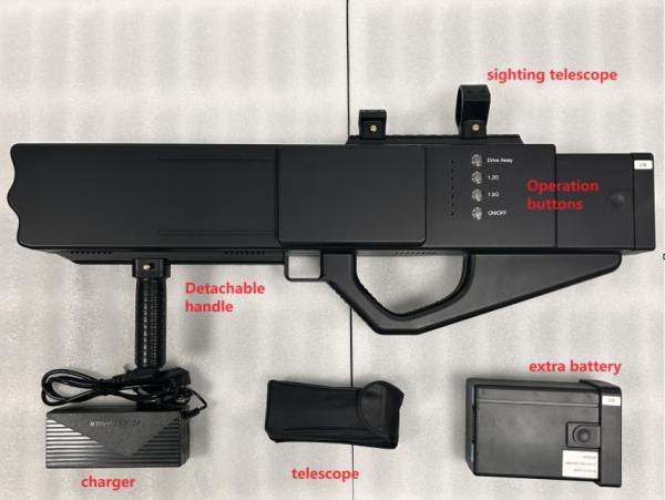 2KM Detection 1.5KM Jamming Anti Drone Detection System UAV Control  HS102B-PC-D