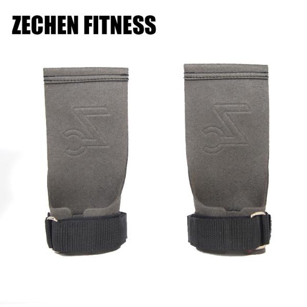 Gymnastics Bar Fingerless Crossfit Grips Fitness Accessories Palm Grey Microfiber