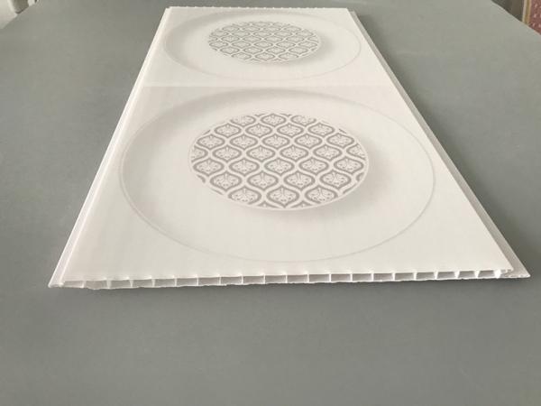 Hot Stamping 3D PVC Wall Panels For Bedroom Heat Insulation 5.95m Length