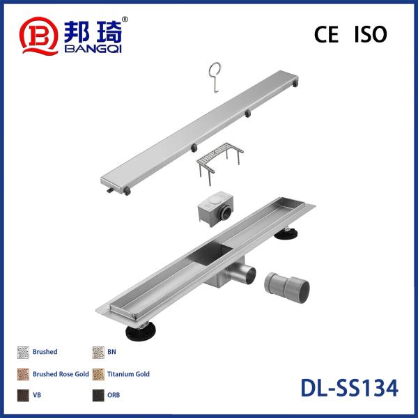 DL-SS134 Drainage de plancher en acier inoxydable européen