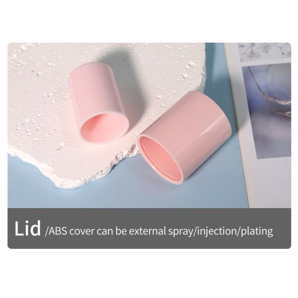 30g 50g Cream Double Walled Cosmetic Jar and Pink Lotion Spray Bottle Set Luxury Acrylic Packaging with Screen Printing