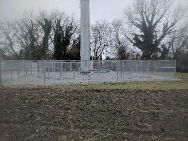 1800mm Tall Tower Fencing , 50m Length Heavy Duty Chain Link Fencing